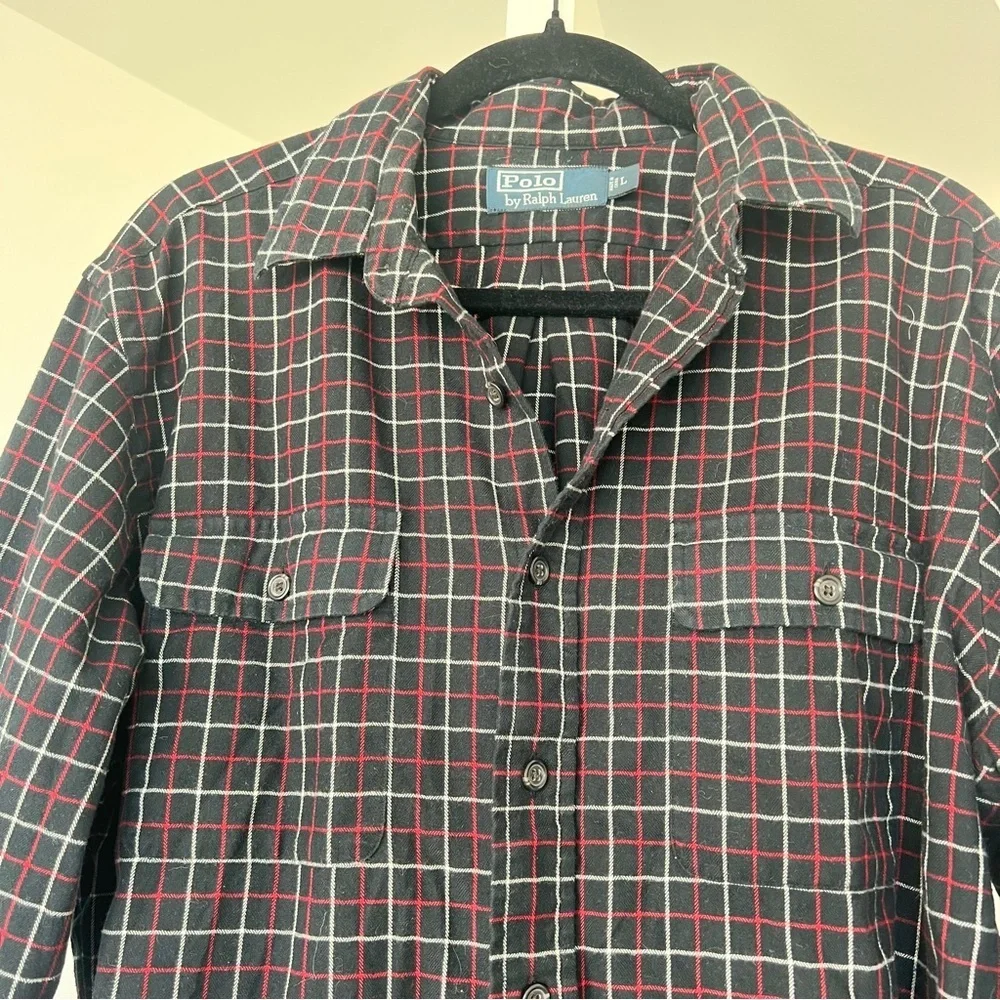 Polo Ralph Lauren Men's Checkered Button Down- Size L